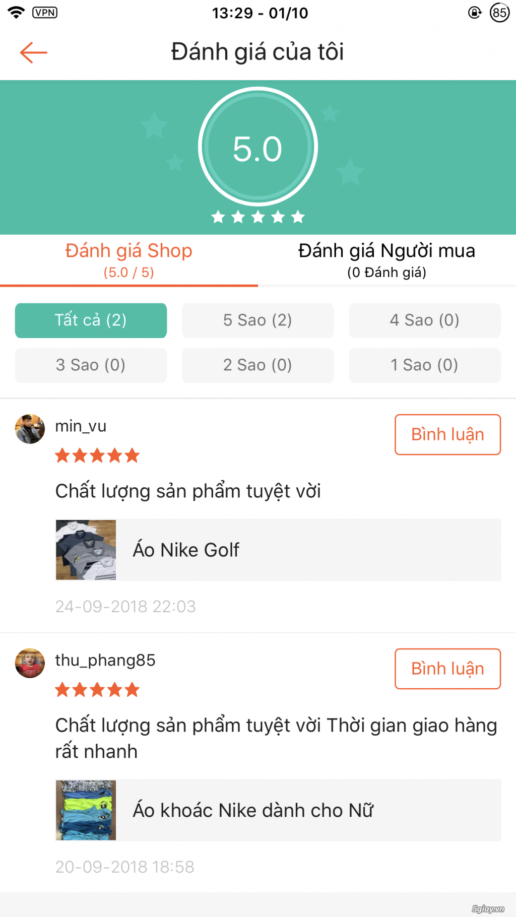 Aó Nike Golf - chuyên đề size to (XL, XXL), nhiều mẫu... - 1
