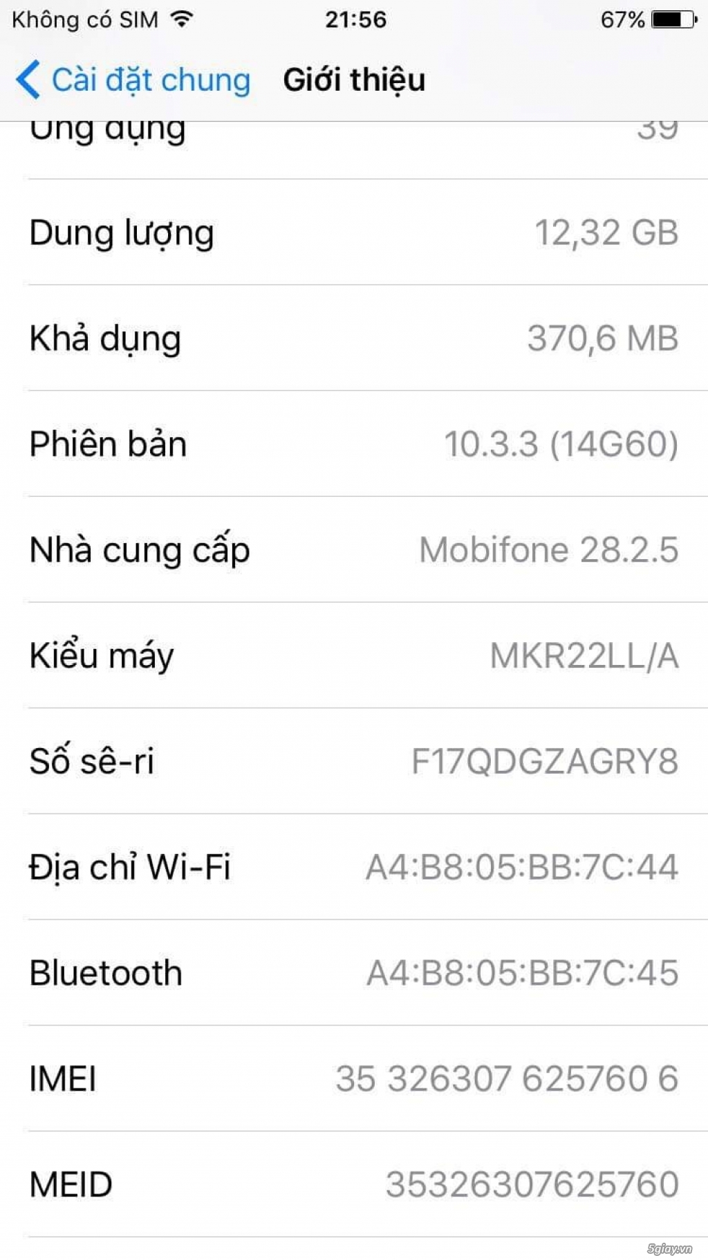 Bán iphone 6S-16G Rose Gold