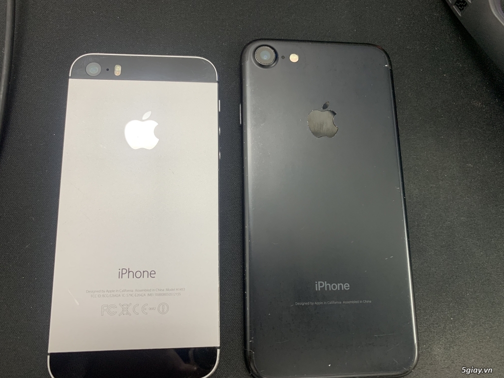 2 em iphone 5s 16gb và 7 128gb màu đen giá bay nhanh - 4