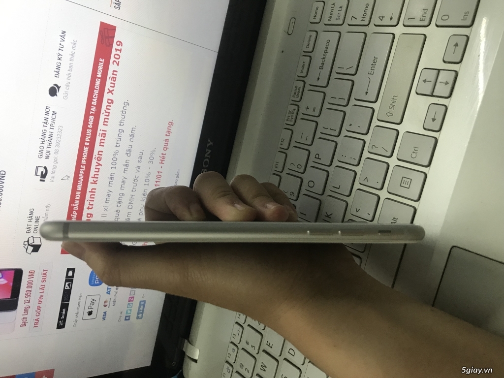 iphone 8plus silver 64GB BH Apple T5/2019 cần bán - 2