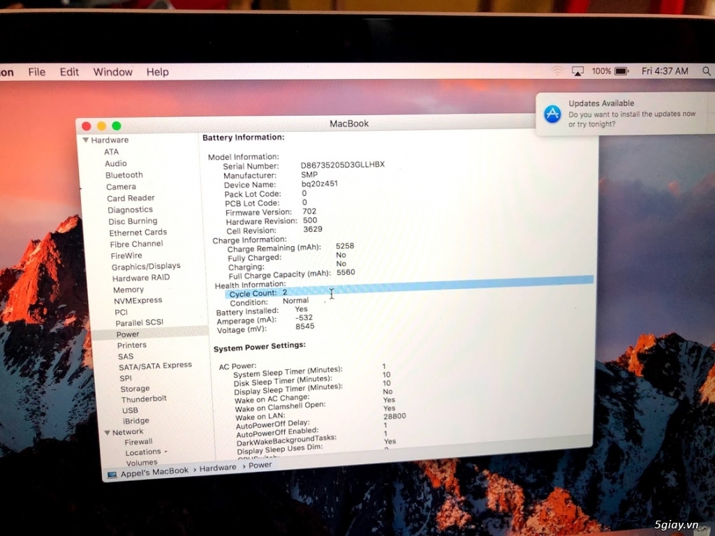 Cần bán Macbook 2017 Ram 8Gb, SSD 256Gb, màu hồng - 3