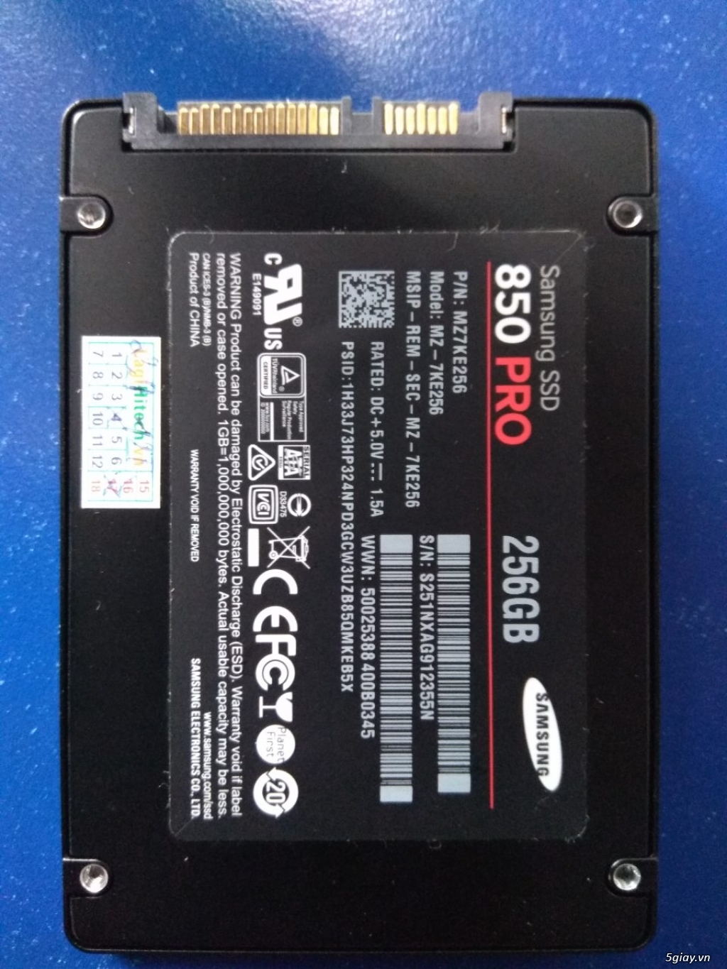 Bán ổ SSD Samsung 850 pro, 860 evo. Ram ddr3 4G 8G - 2