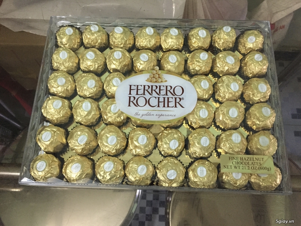 Socola Ferrero Rocher 600g(48 viên) ngọt ngào tặng lễ valentine giá rẻ