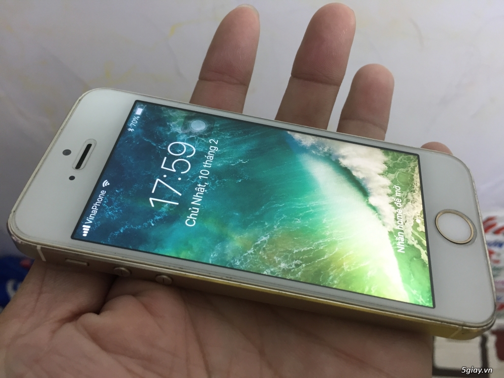 iPhone 5s-16Gg màu vàng Quốc Tế full vân tay - 3