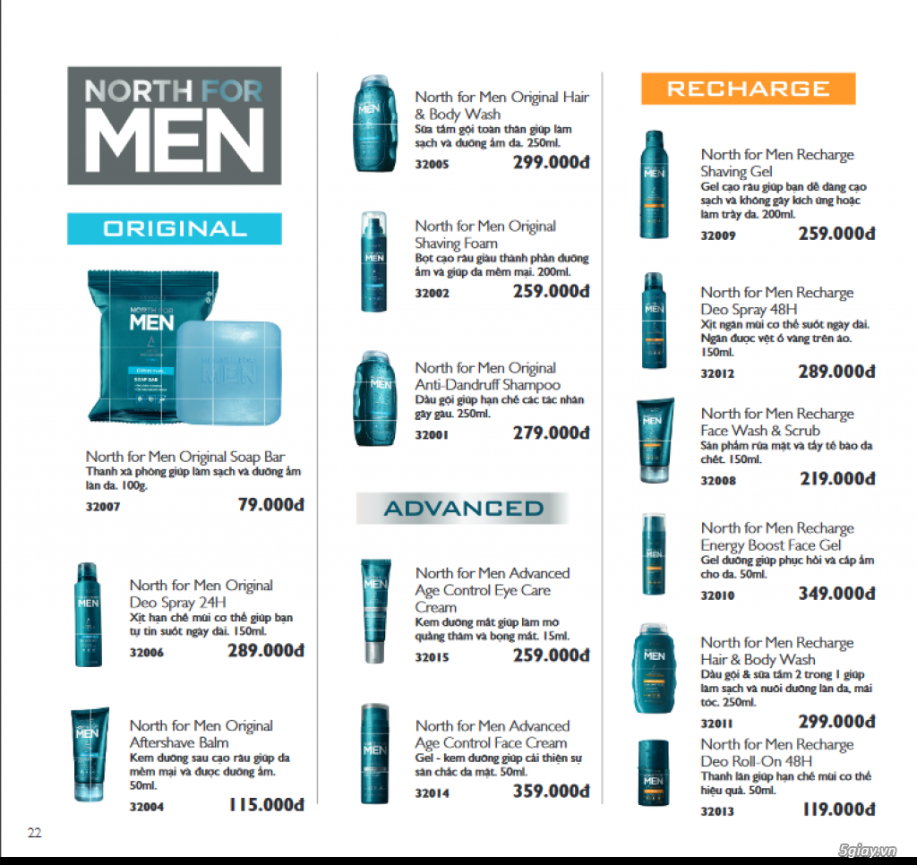 Trọn bộ NovAge Men SET < Sáng tạo dành riêng cho nam giới >