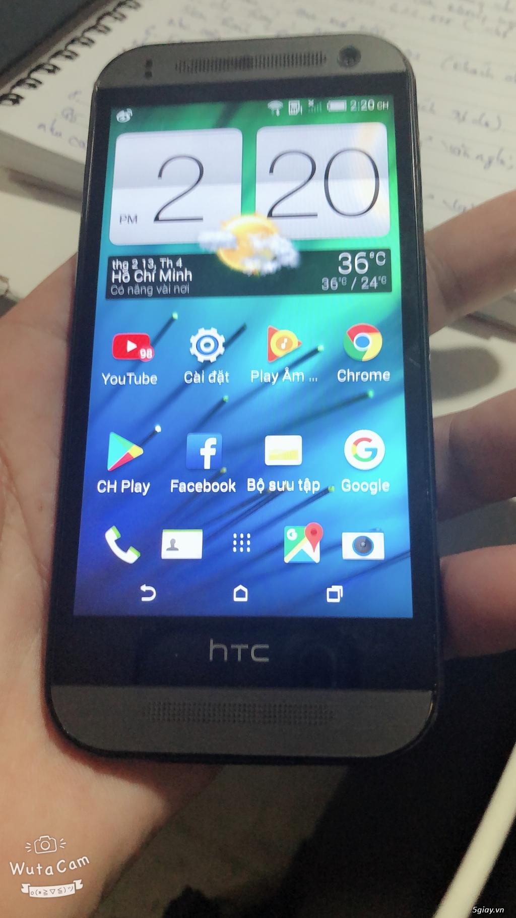 Htc one m8 16g xám nguyên zin - 1