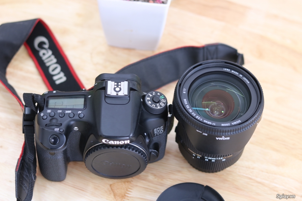 em bán máy canon 70d và lens sigma 17-50. như mới. - 1