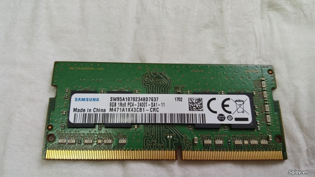 Cần Bán: RAM Laptop Samsung 8GB DDR4 2400MHz