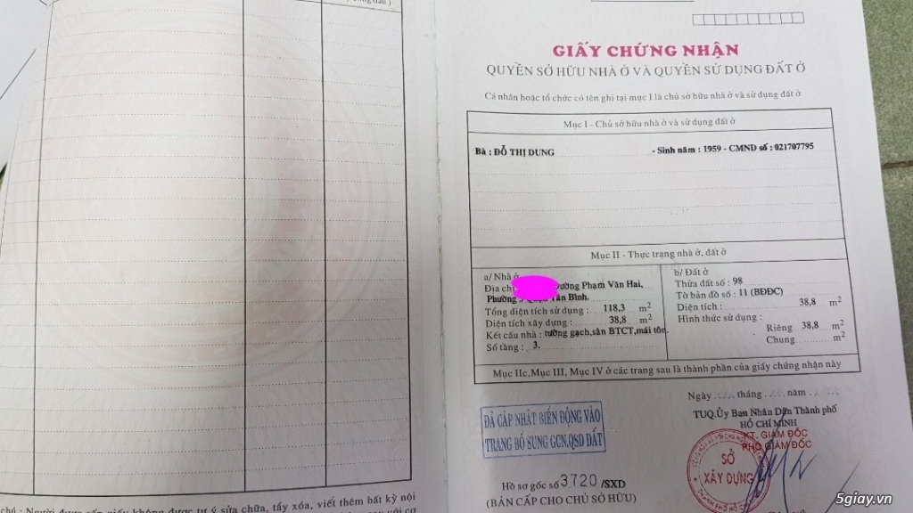 Nhà đẹp quận Tận Bình