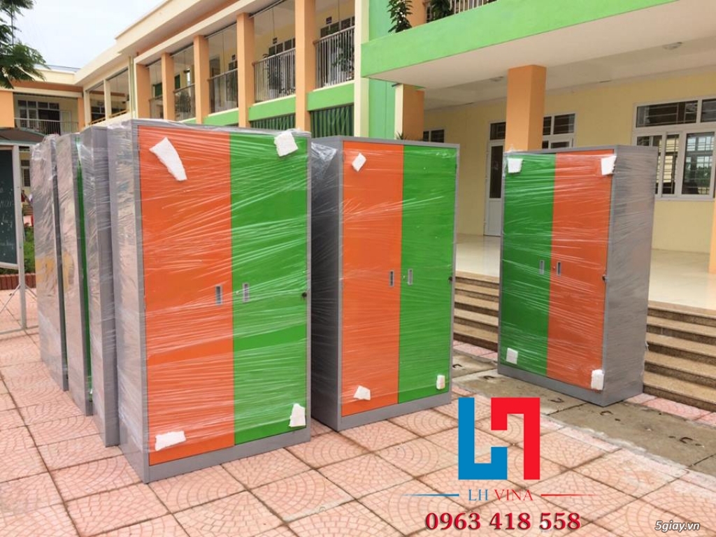 Tủ để đồ dùng học sinh, Tủ trường học: Sản xuất theo yêu cầu - 4