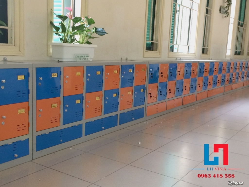 Tủ để đồ dùng học sinh, Tủ trường học: Sản xuất theo yêu cầu