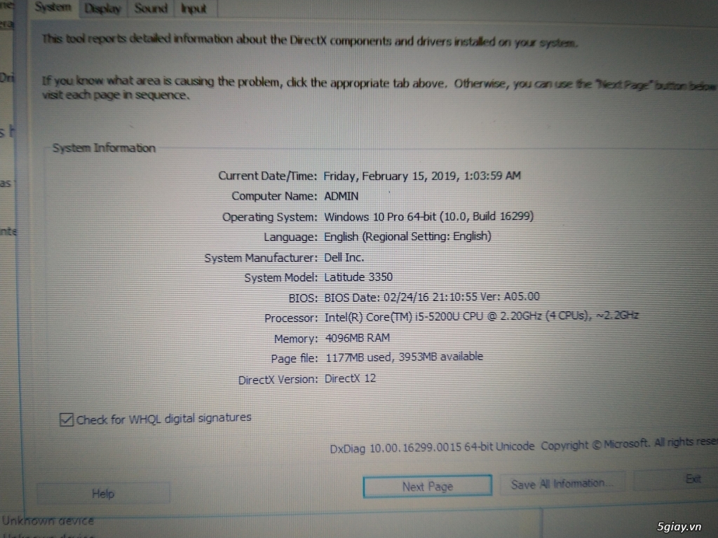 Laptop xách tay Mỷ , core i5 gen5 giá rẻ đầu năm - 1