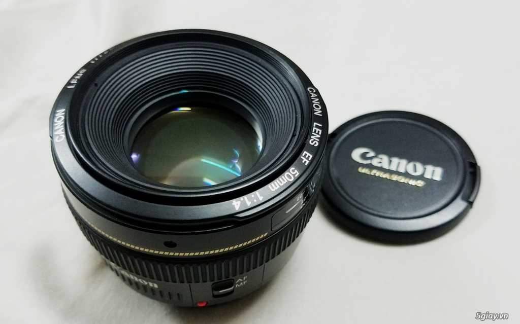 Cần bán lens Canon EF 50 f1.4 USM likenew - 1