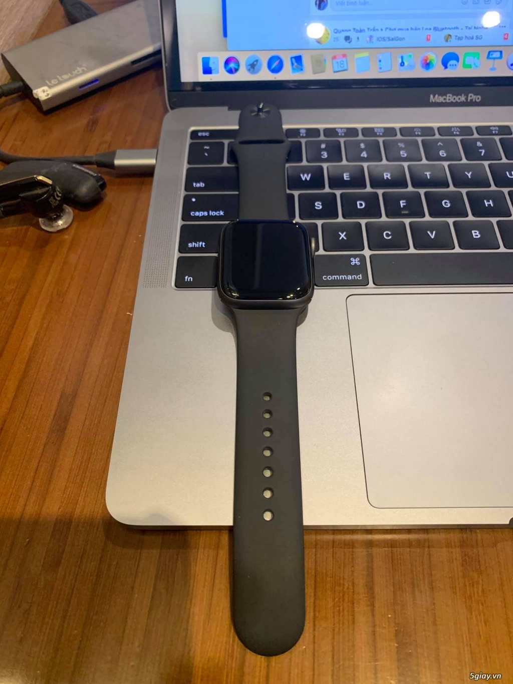 Apple watch sr4 44mm bản nhôm LTE có sim - 2