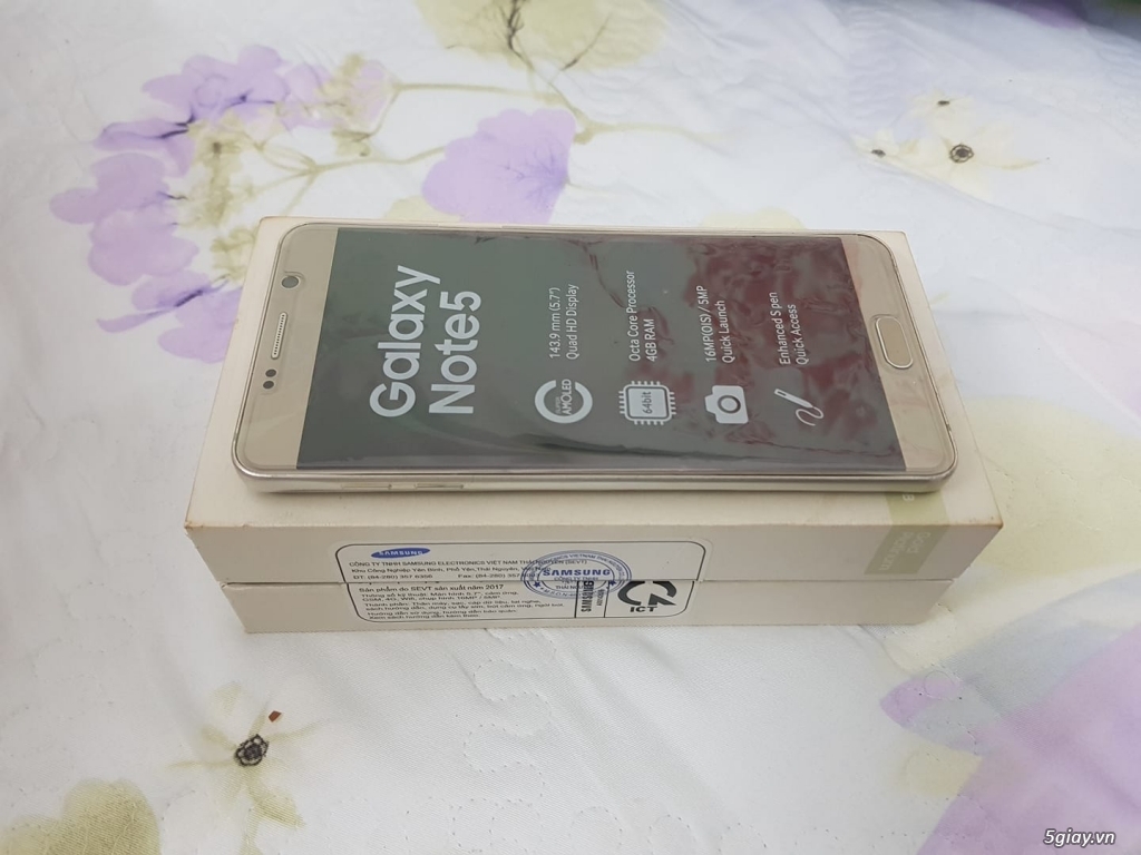 Note 5 gold 98% SSVN hết bảo hành