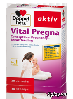 Cần bán sản phẩm Vital Pregna bảo vệ mẹ bầu & em bé (nhập khẩu từ Đức)
