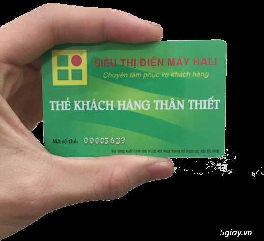 In thẻ khách hàng thân thiết - 1