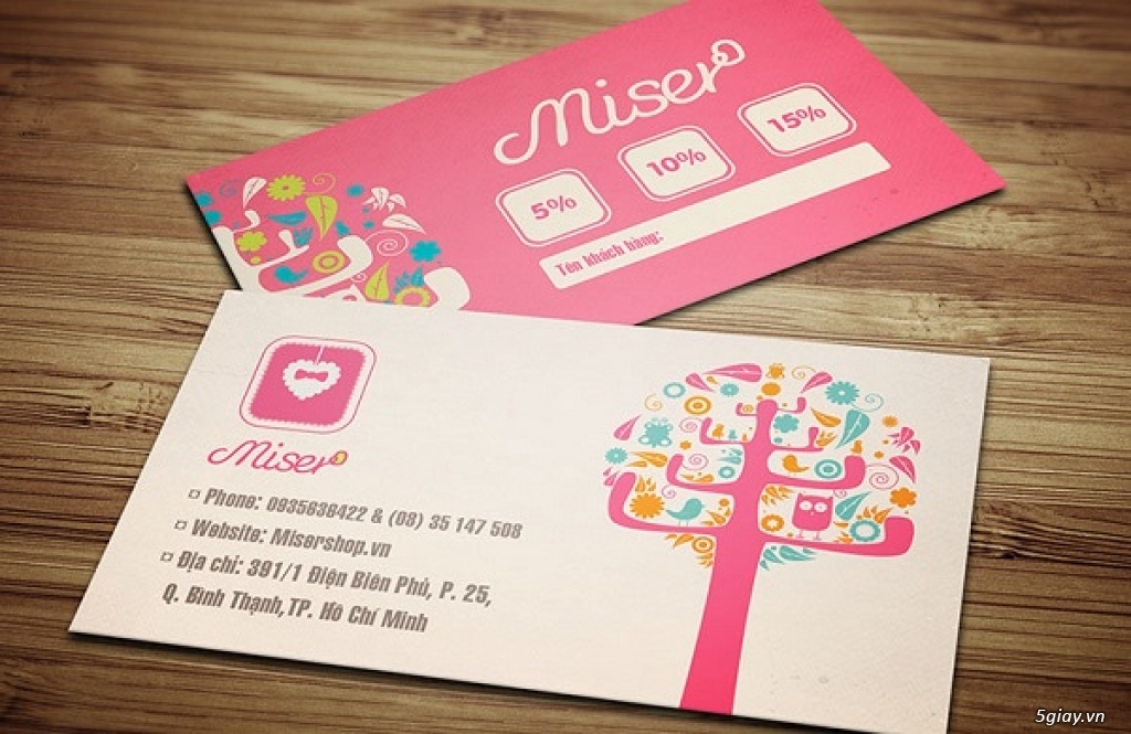 In thẻ khách hàng thân thiết - 2