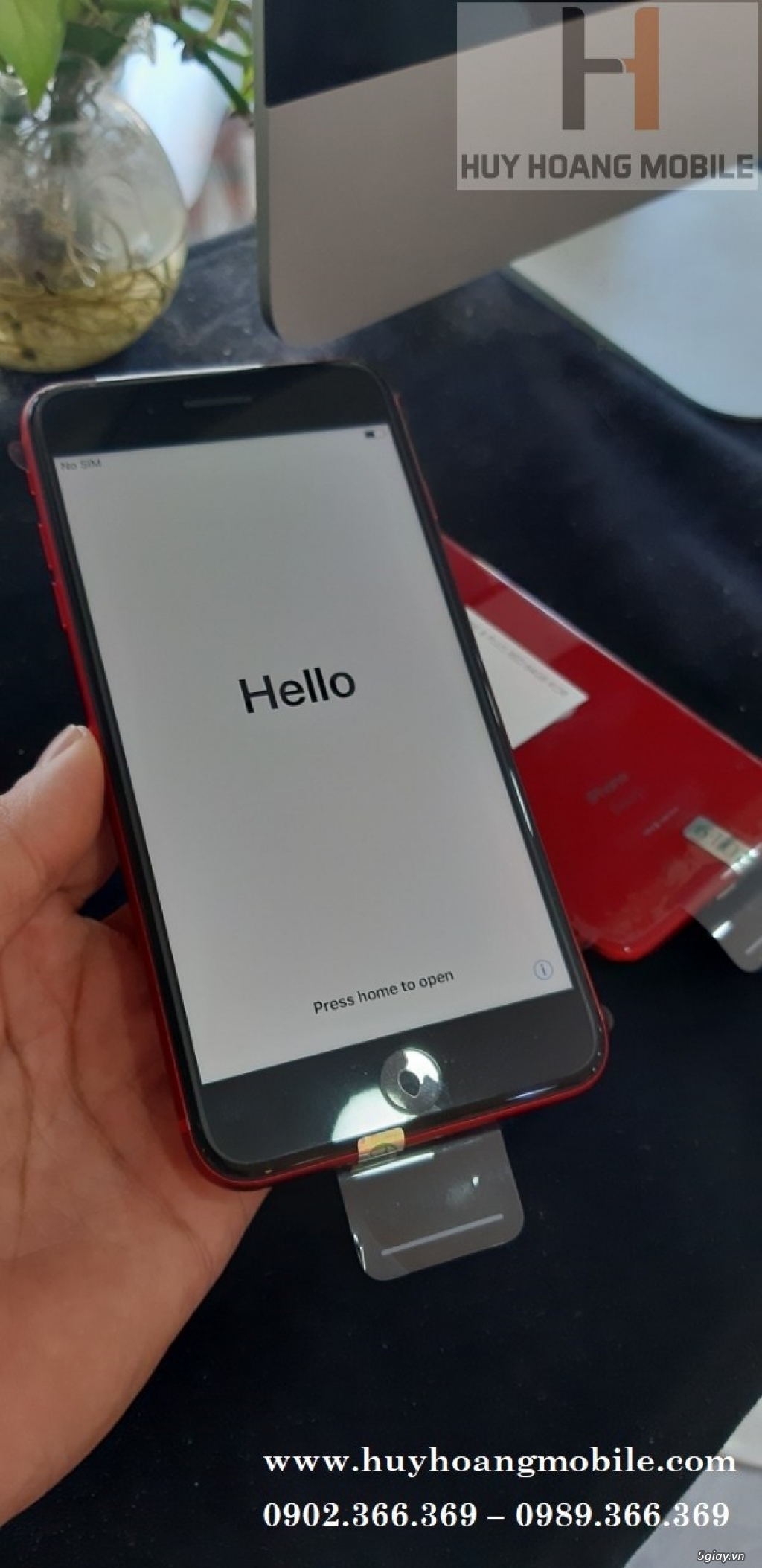 IPHONE 8 PLUS - 64GB ĐỎ TBH NGUYÊN SEAL MÀN CHƯA ACTIVE