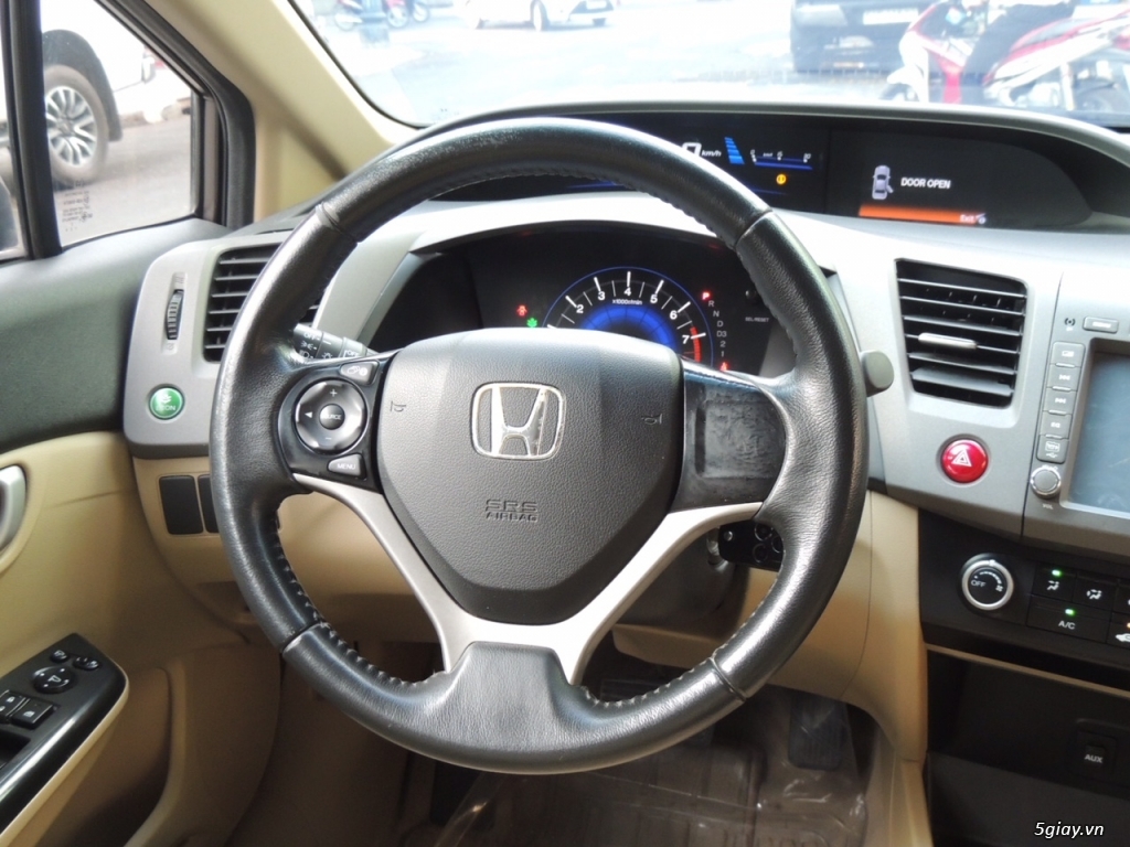 Honda Civic model 2013 sx 2012 1.8 AT màu nâu hồng ODO 78,000km - 11