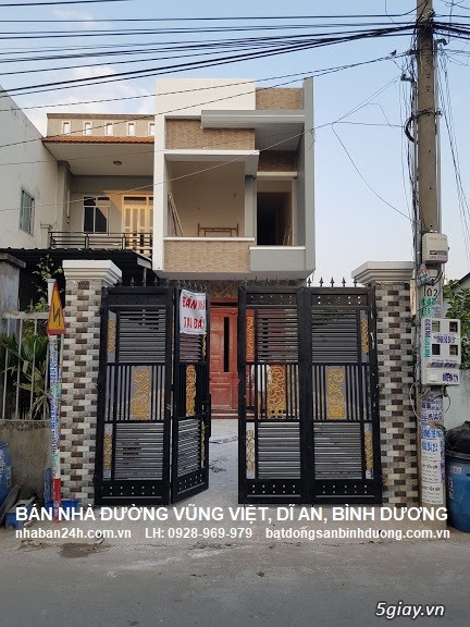 Bán nhà đường Vũng Việt Dĩ An Bình Dương, Nhà mặt tiền kinh doanh