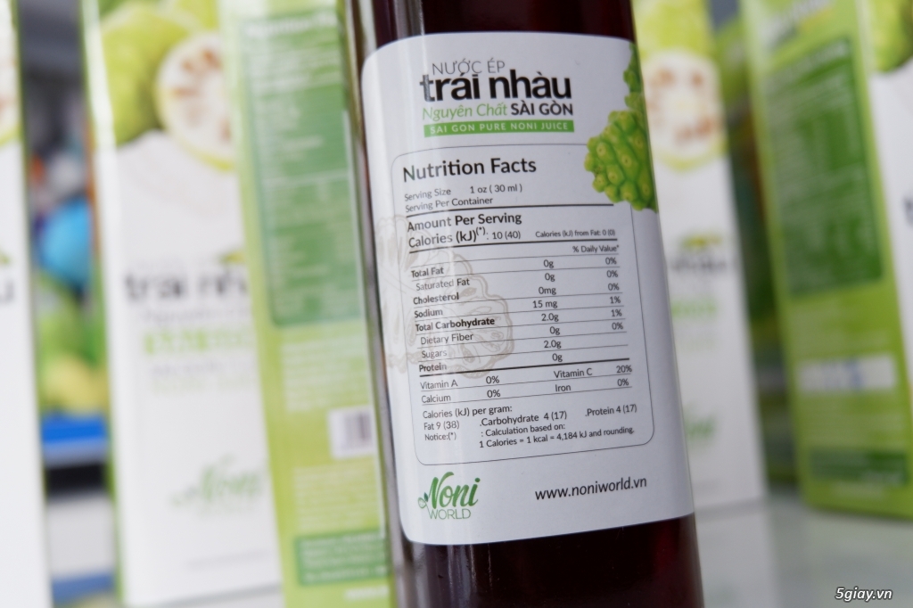 NƯỚC ÉP TRÁI NHÀU Sài Gòn Noni - 1