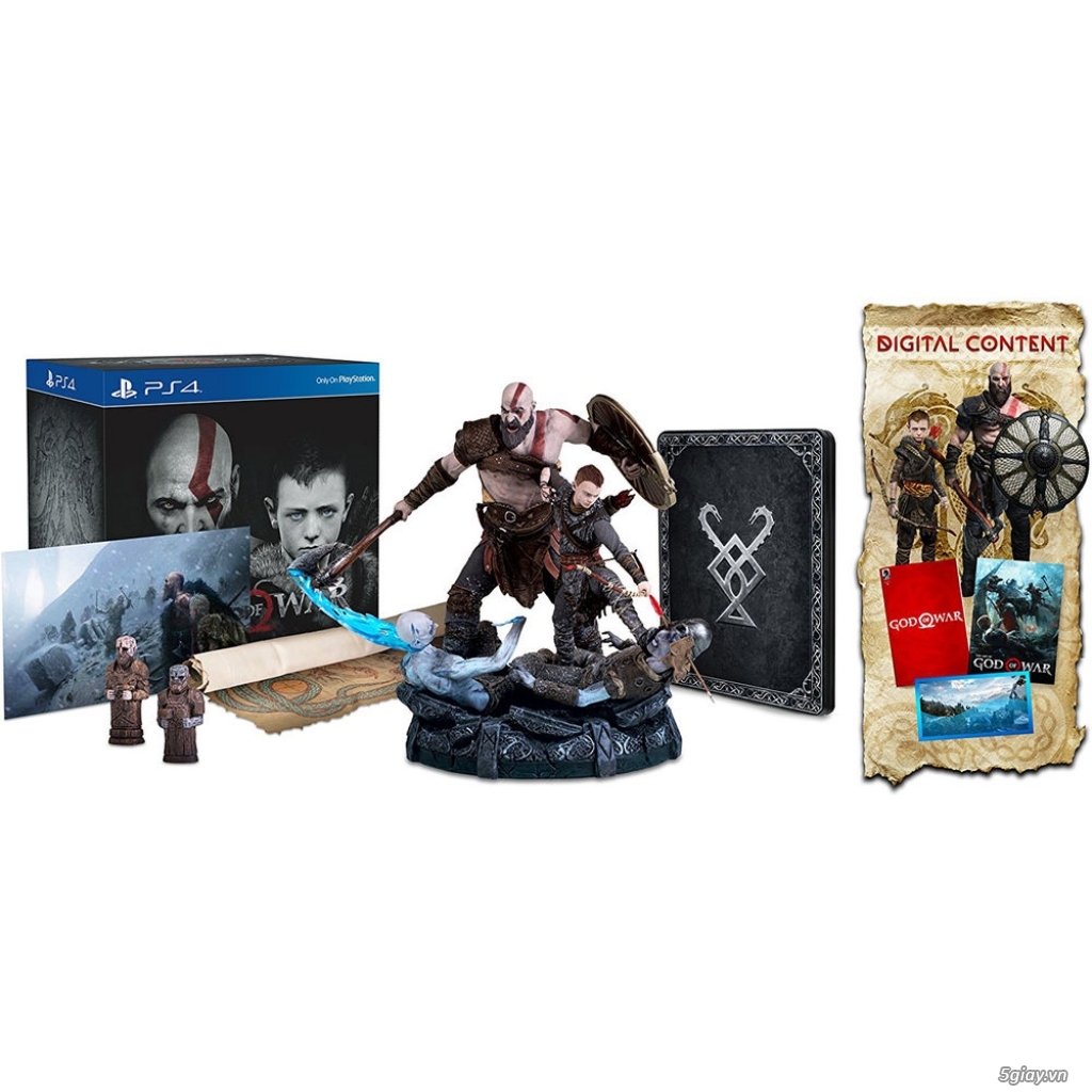 Bộ PS4 GOD OF WAR COLLECTOR'S EDITION NEW SEAL USA - 1