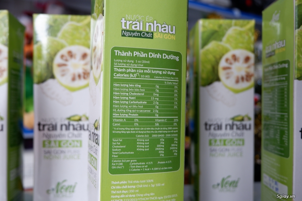 NƯỚC ÉP TRÁI NHÀU Sài Gòn Noni - 2