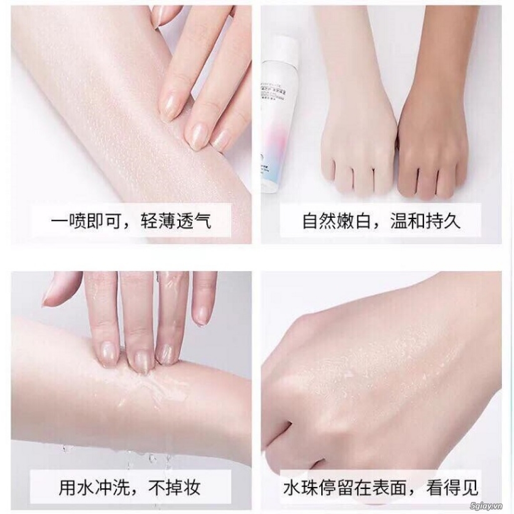 Chai Xịt Chống Nắng và Làm Trắng Da Maycreate - 2