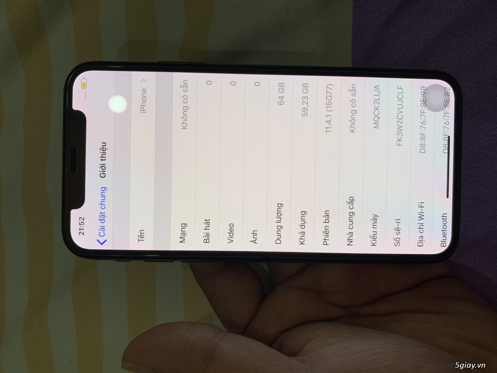 IPHONE X 64GB 99% ĐEN. - 3