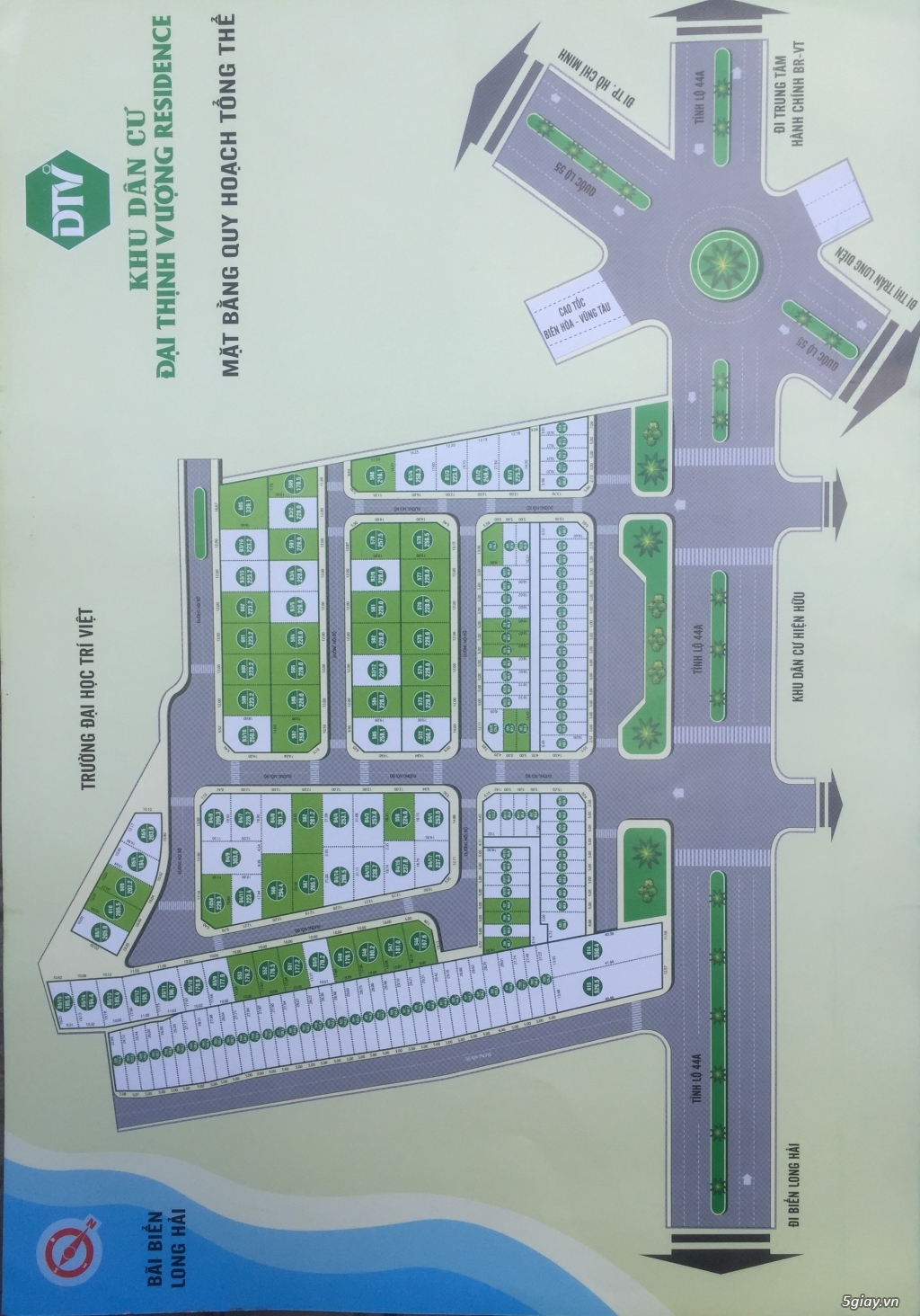 Đất nền dự án Biệt thự Khu du lịch Long Hải - 1