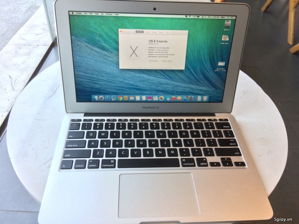 Apple Macbook Air 2014-Core i5 - 1.4GHz - 4GB - SSD128GB - 1