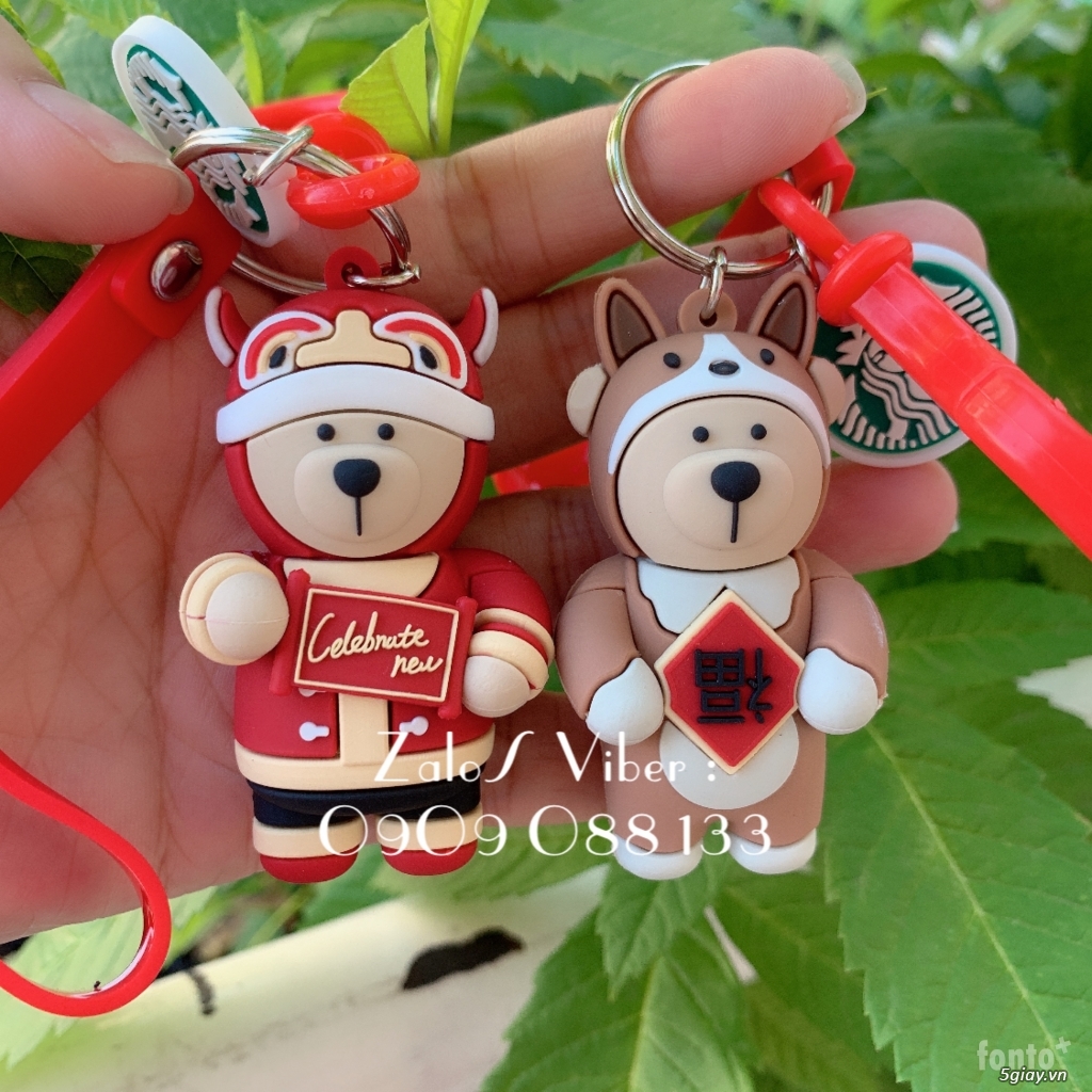 Móc Khoá Gấu Starbucks - 6