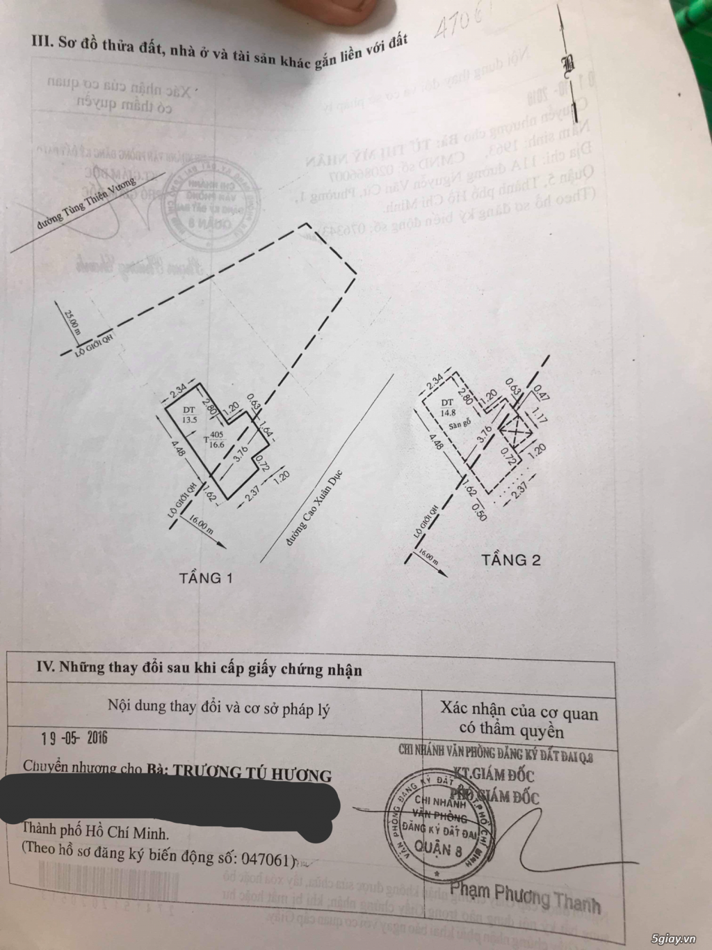 Bán mặt tiền quận 8 giá rẻ - 1