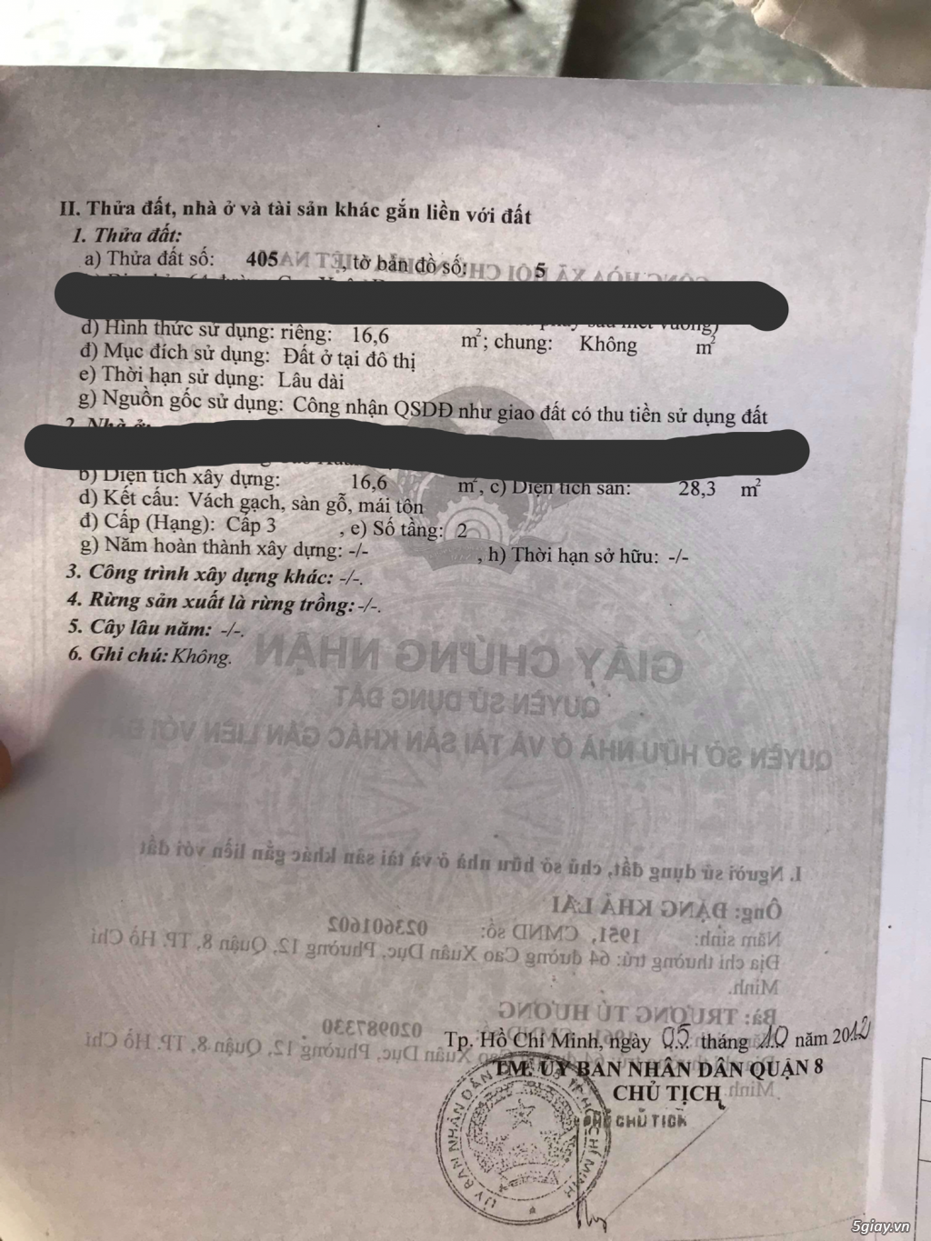 Bán mặt tiền quận 8 giá rẻ - 2