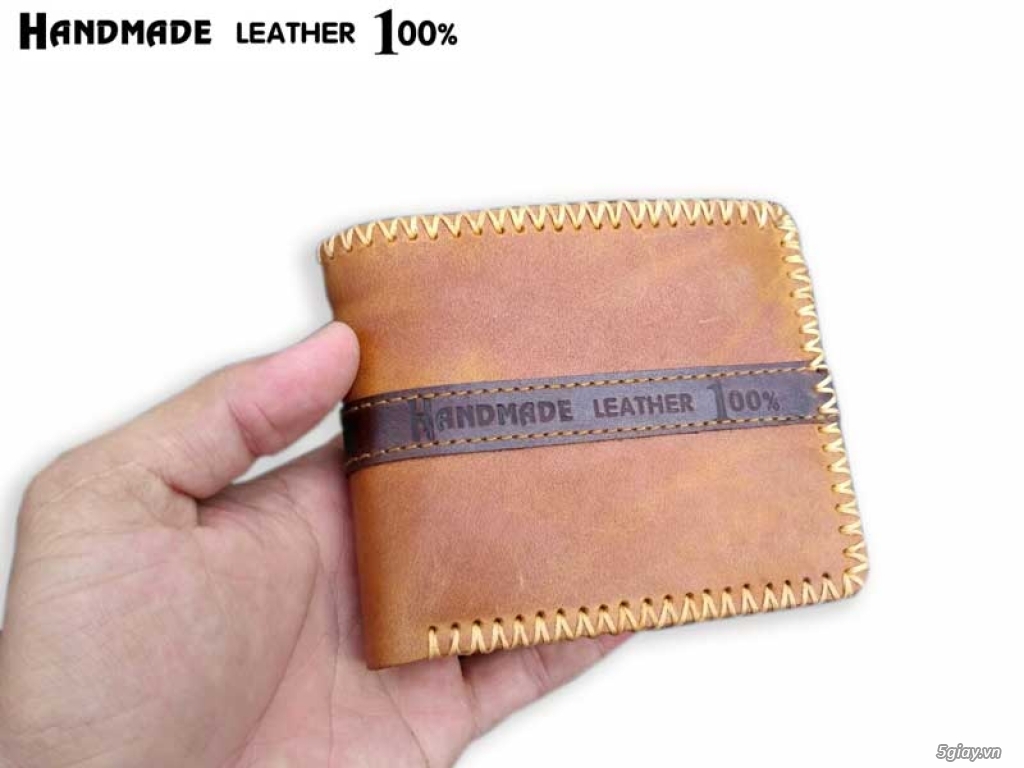 Ví da handmade. Cửa hàng chuyên bán bóp da handmade Da Cao Cấp 250k - 10