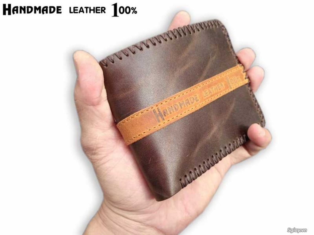 Ví da handmade. Cửa hàng chuyên bán bóp da handmade Da Cao Cấp 250k - 20