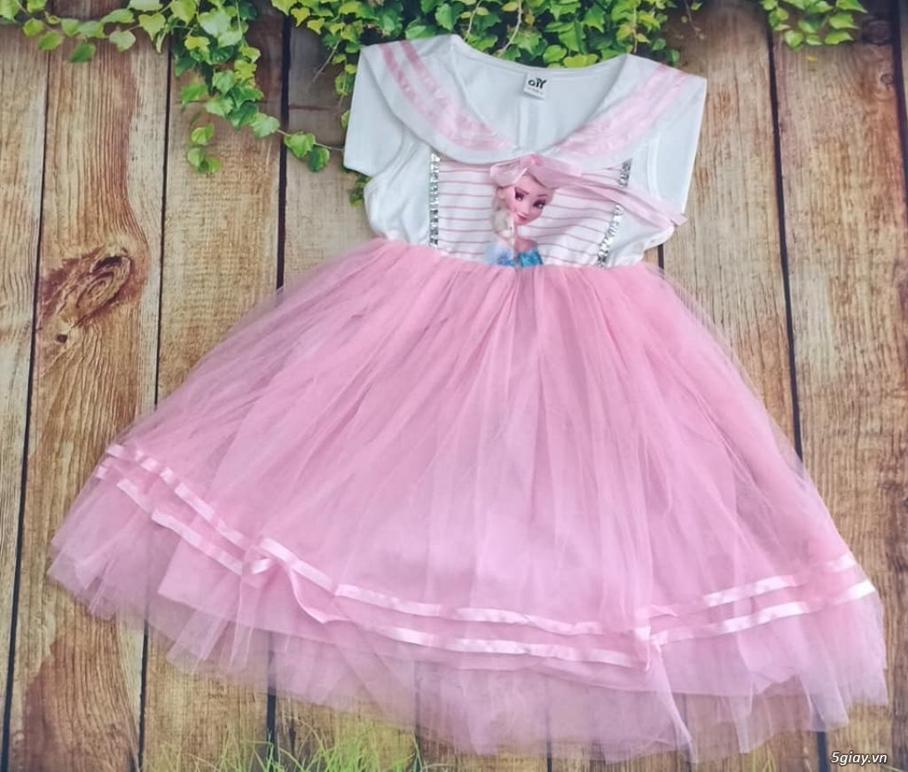 Đầm elsa dành cho bé gái từ 13-25kg - 1