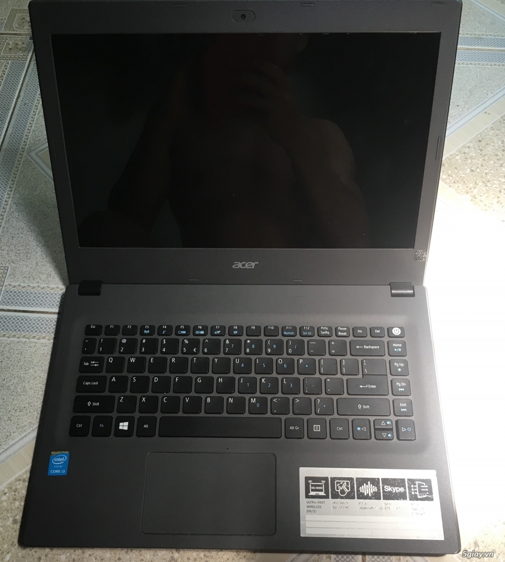 Laptop Acer Aspire E5 473 i3 5005U/4G/500G còn mới, giá sinh viên