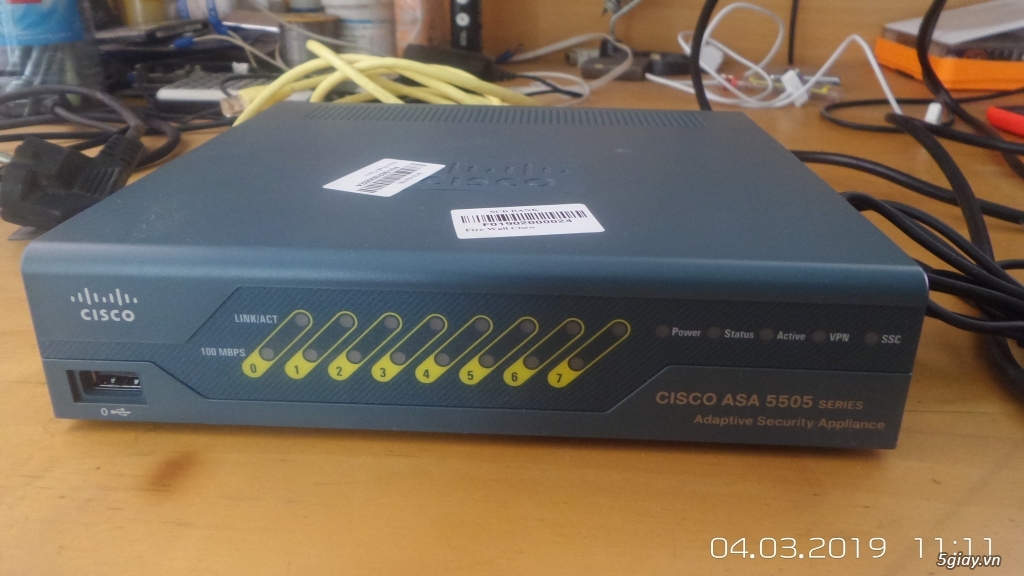 Switch Cisco ASA5505-BUN-K9 Fullbox Chống virus bằng phần cứng giá rẻ. - 2