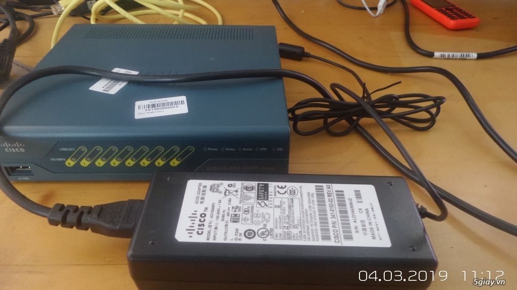 Switch Cisco ASA5505-BUN-K9 Fullbox Chống virus bằng phần cứng giá rẻ. - 3
