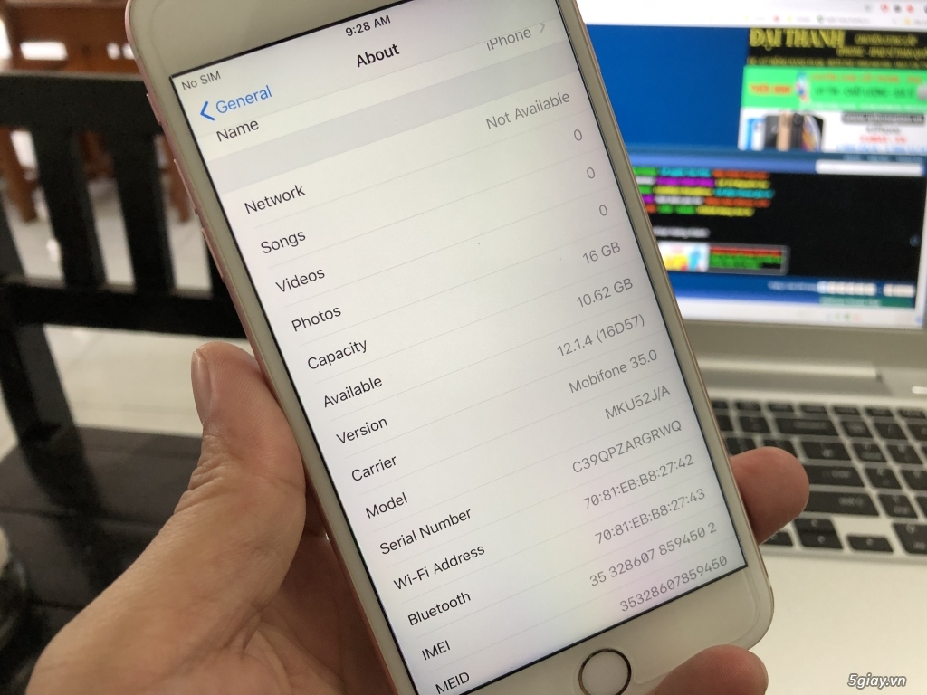 iPhone 6S Plus 16g vàng hồng, máy zin từ A-Z - 2