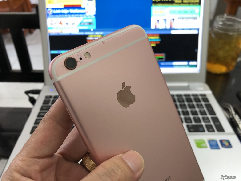 iPhone 6S Plus 16g vàng hồng, máy zin từ A-Z - 1