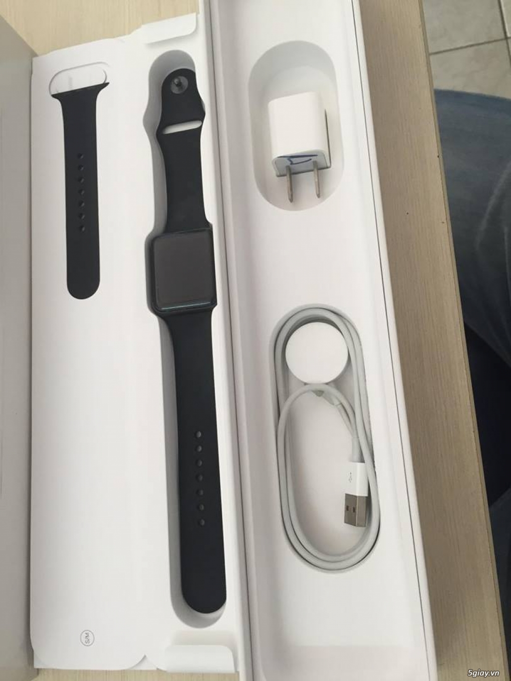 Apple Wactch Đen Serial 3 42MM New 99% Giá Rẻ Nhất Full Box Fix Xăng - 2
