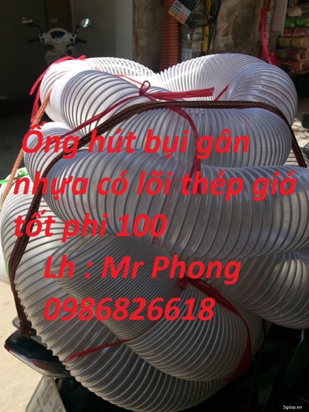 ống hút bụi lõi thép d100 giá rẻ nhất Hà Nội