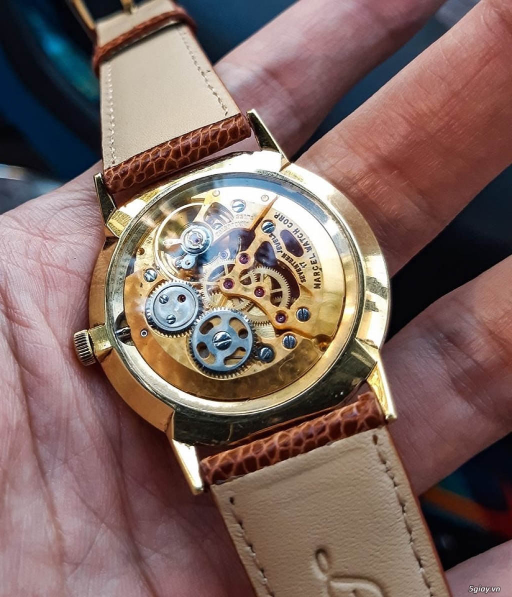 Đồng hồ Thụy sỹ lộ máy bọc vàng - 6