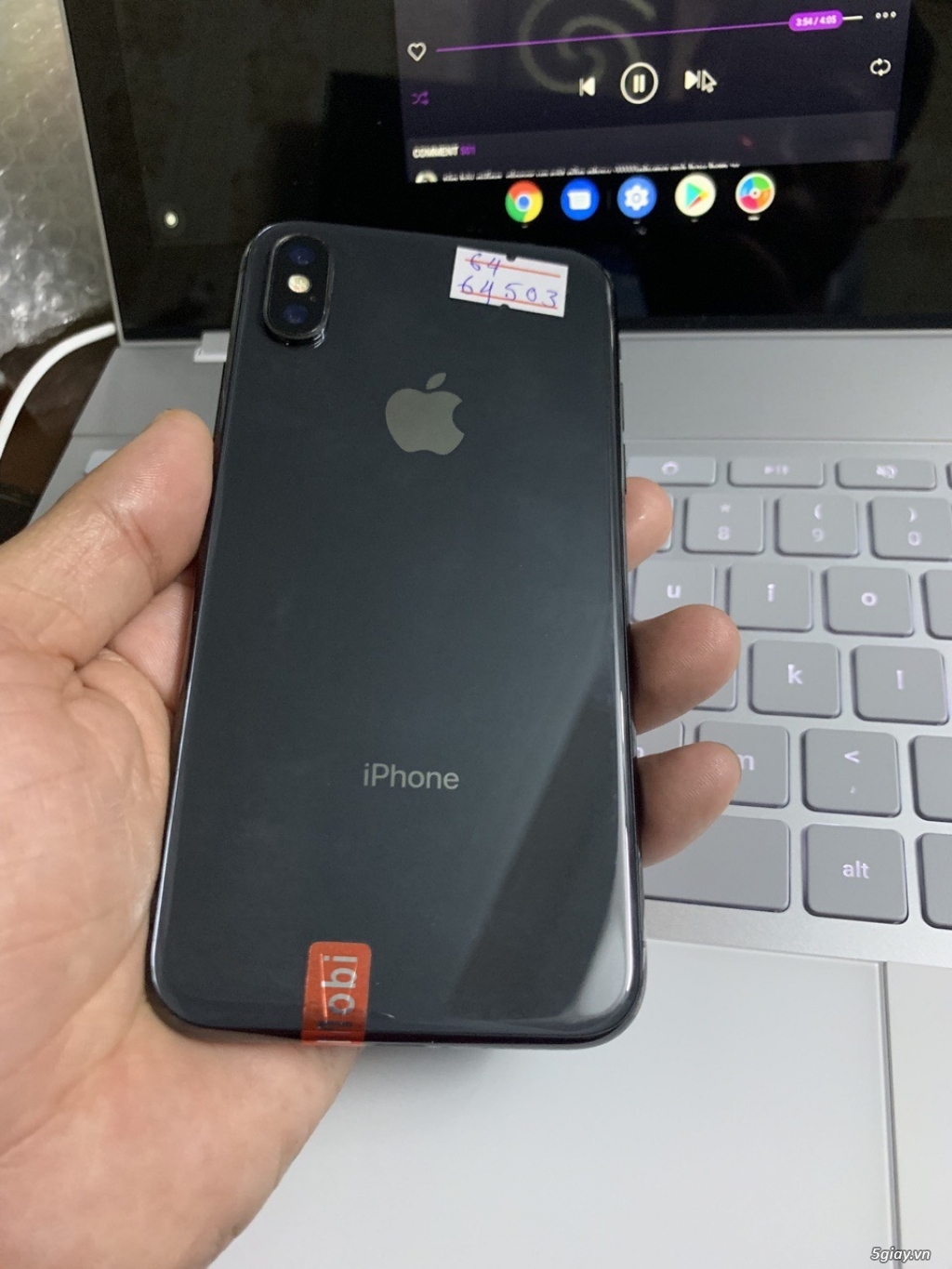 Iphone X 99% keng quốc tế zin nguyên cáy