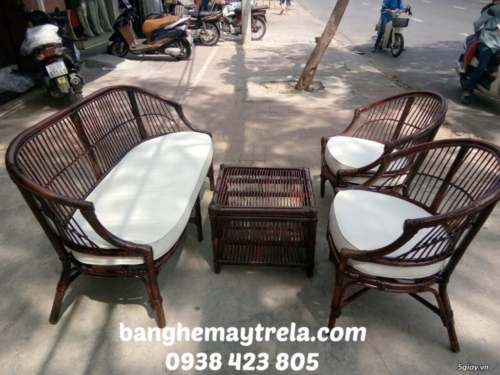 Bàn ghế sofa mây tự nhiên - 4