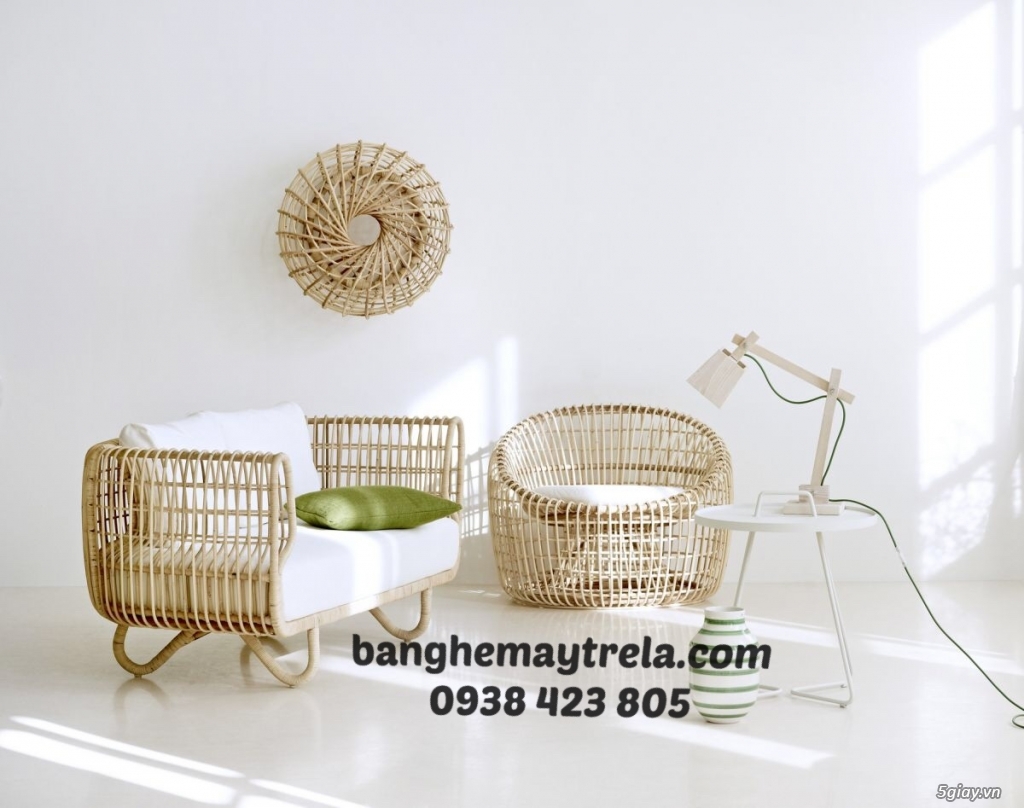 Bàn ghế sofa mây tự nhiên - 3