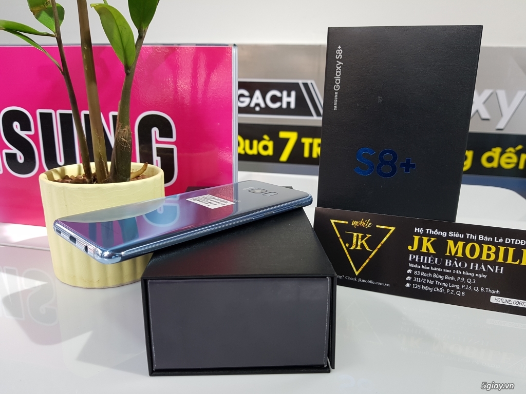 SAMSUNG S8 plus 2 sim đủ màu, fullbox, giá cực yêu - 5